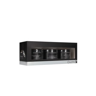 Massage Candle Set - Pheromone, Vanilla  Rose Scented - Ouch! by Shots