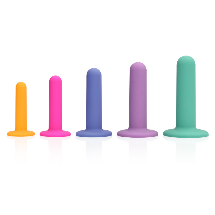 Silicone Vagina Dilator Set - Multicolor - Loveline by Shots | Toy4Lov