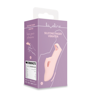 Silicone Finger Vibrator - Touch of Pink - Loveline by Shots | Toy4Lov