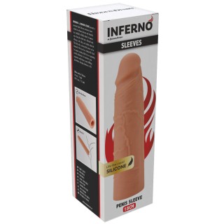 Penis Sleeve Liquid Silicone 18 cm | Toy4Love