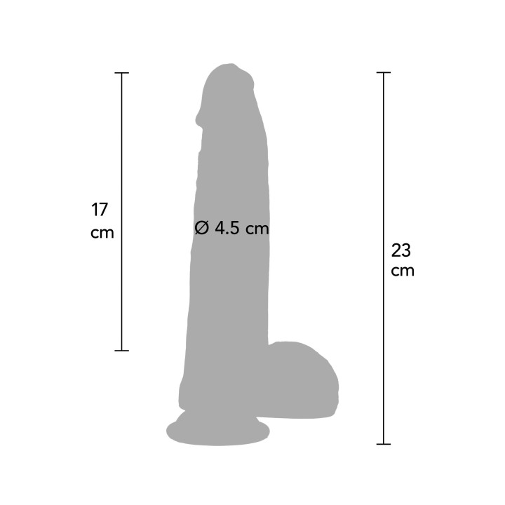 Ultra Realistic Dildo Silicone 21 cm | Toy4Love