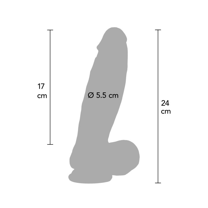 Ultra Realistic Dildo Silicone 22 cm - Hidden Desire | Toy4Love