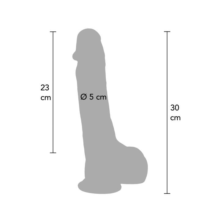 Ultra Realistic Dildo Silicone 28 cm | Toy4Love