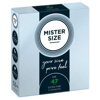 47mm pack of 3 - Mister Size | Toy4Love