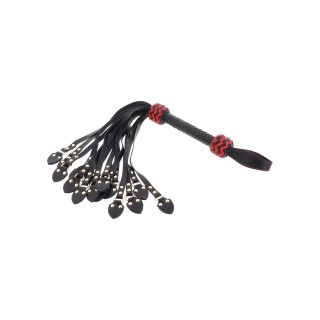 Leather Cat-o-Nine Whip - Hidden Desire | Toy4Love