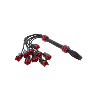 Genuine Leather Roses Whip - Hidden Desire | Toy4Love