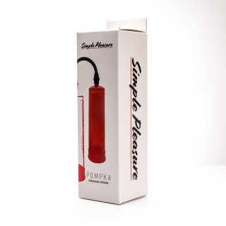 Simple Pleasure pompka próżniowa do powiększania penisa z gruszką duża