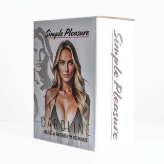 Simple Pleasure lalka dmuchana damska z głową 3d caroline | Toy4Love
