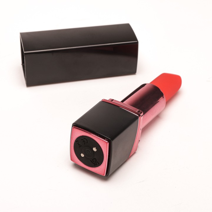 wibrator mini w kształcie szminki ładowany usb czarny - Velvet Touch |