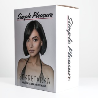 Simple Pleasure lalka dmuchana damska  z wibracją sekretarka | Toy4Lov
