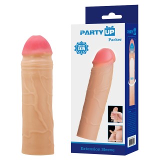 nakładka cyberskóra kolor cielisty Parker - Party Up | Toy4Love