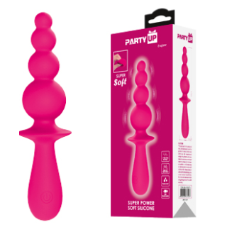 Party Up wibrator analny ładowany usb kolor różowy Evajane | Toy4Love