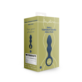 Teardrop Shaped Anal Plug - Small - Baltic Blue - Loveline by Shots | 