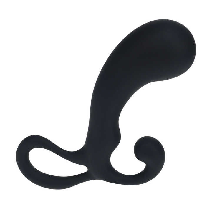 Bulb with Loop Silicone Prostate Massager - S - Black | Toy4Love