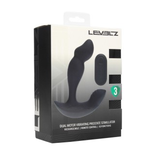 Dual Motor Remote Control Dual Motor Vibrating Liquid Silicone Prostat