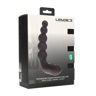 Vibrating Heating Bendable Tapping Beaded Silicone Prostate Stimulator