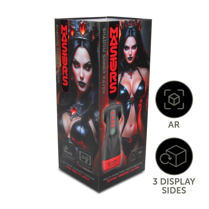 Raven - Shadow Sinner - Multi Function Masturbator | Masturs