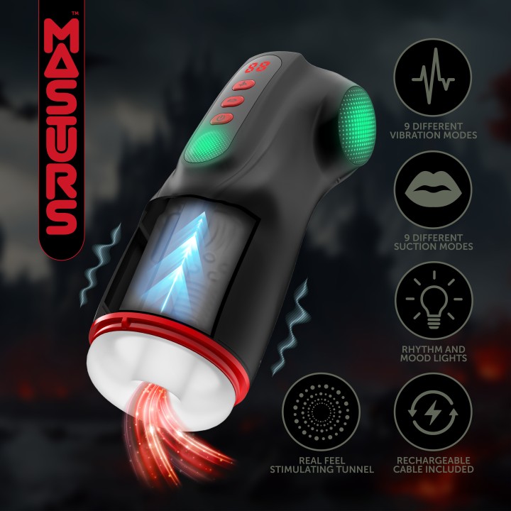 Raven - Shadow Sinner - Multi Function Masturbator | Masturs