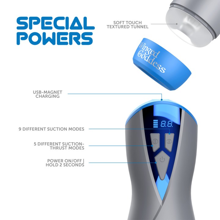 Eloa - Winged Goddess - Multi Function Masturbator | Masturs