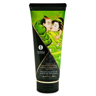 Shunga massage cream pear & exotic green tea | Toy4Love