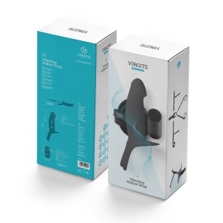 HOLLOW HARNESS W/ VIBRATION H4 SIZE L BLACK - VIRGITE - HOLLOW STRAPS 