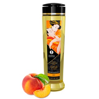 Shunga massage oil stimulation peach | Toy4Love