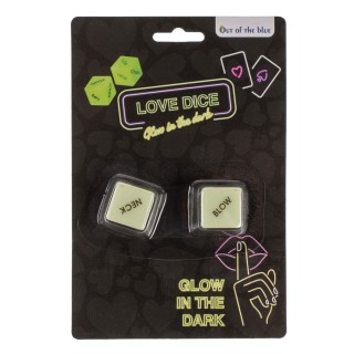 Dice "Glow-in-the-dark" Engl. - kein Label | Toy4Love