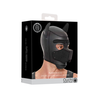 Neoprene Puppy Mask - Black | Toy4Love