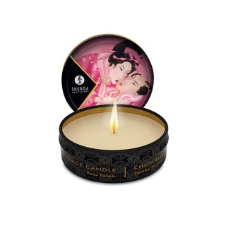 Shunga mini massage candle aphrodisia roses petals | Toy4Love