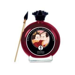 Shunga body paint strawberry sparkling wine | Toy4Love