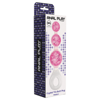 Crystal Trio Butt Plug Medium | Toy4Love