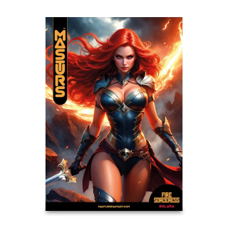 Solara - Fire Sorceress - Poster A2 - Masturs by Shots | Toy4Love