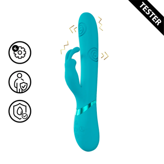 Mimi - G-Spot Vibrating and Tapping Rabbit - Blue - Tester - Dolce Viv
