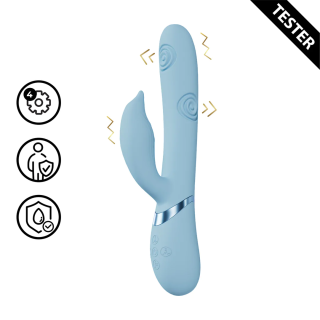 Pallina - G-Spot Vibrating and Tapping Beads Clitoral Stimulator - Blu