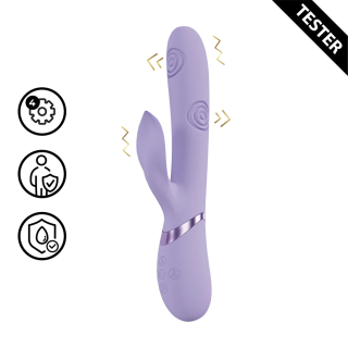 Fronda - G-Spot Vibrating and Tapping Leaf Clitoral Stimulator - Laven