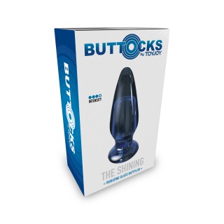 Buttocks Shining Vibrating Glass Plug - ToyJoy | Toy4Love