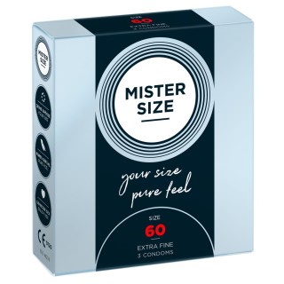 60mm pack of 3 - Mister Size | Toy4Love