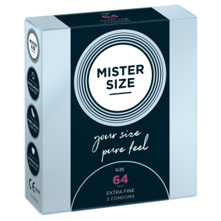 64mm pack of 3 - Mister Size | Toy4Love