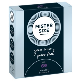 69mm pack of 3 - Mister Size | Toy4Love