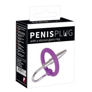 Penis Plug+Silicone Glans Ring - Penisplug | Toy4Love