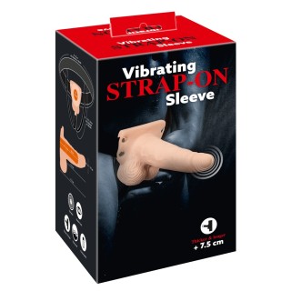 Vibrating Strap-On Sleeve | Toy4Love