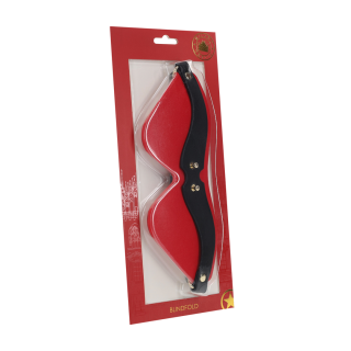 Milan Collection - Blindfold - Black/Red - Ouch! by Shots | Toy4Love