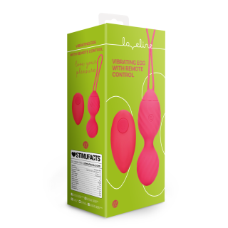Vibrating Egg with Remote Control - Strawberry Red | Toy4Love