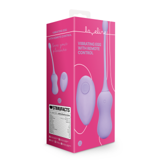 Vibrating Egg with Remote Control - Violet Harmony - Loveline by Shots