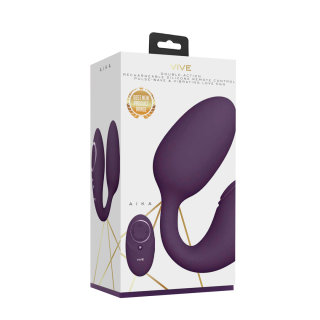 Aika - Pulse Wave  Vibrating Love Egg - Purple | Toy4Love