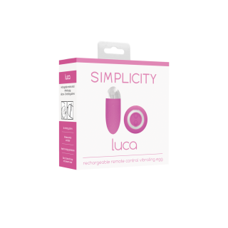 Luca - Wireless Vibrating Egg with Remote Control - Simplicity by Shot